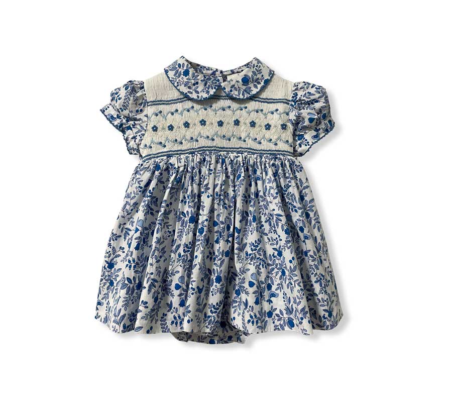 Betty Smocked Babydoll Dress Piccolini The Children Atelier Betty Smocked Babydoll Dress Piccolini The Children Atelier