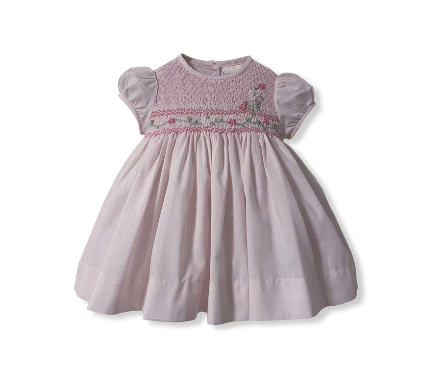 Clara Smocked Babydoll Dress Piccolini The Children Atelier Clara Smocked Babydoll Dress Piccolini The Children Atelier