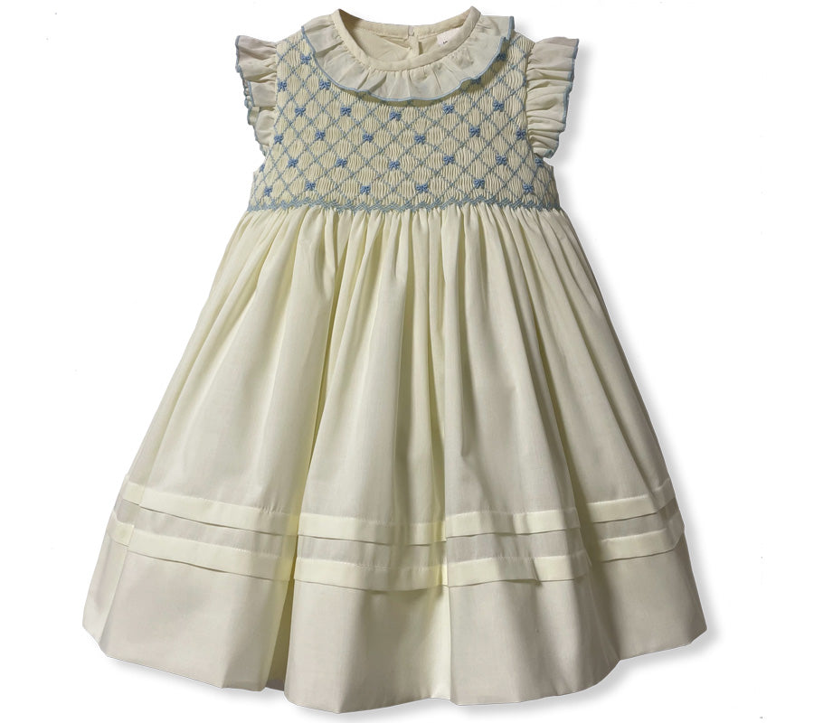 sachin and babi light blue dress Hand smocked dress