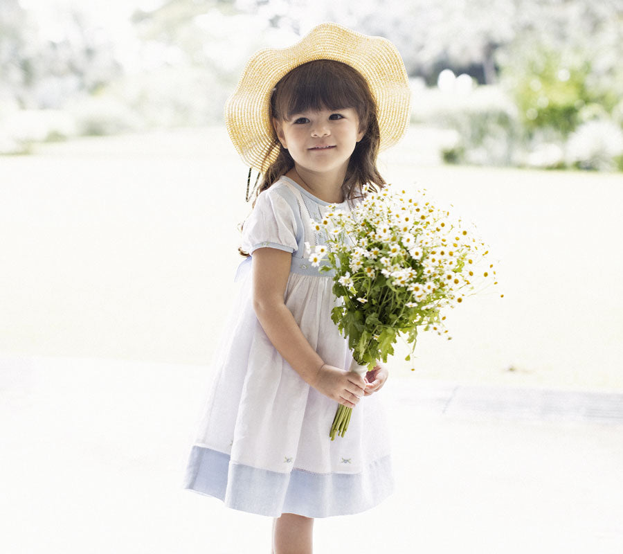 Eugenie Alice Linen Dress Piccolini The Children Atelier