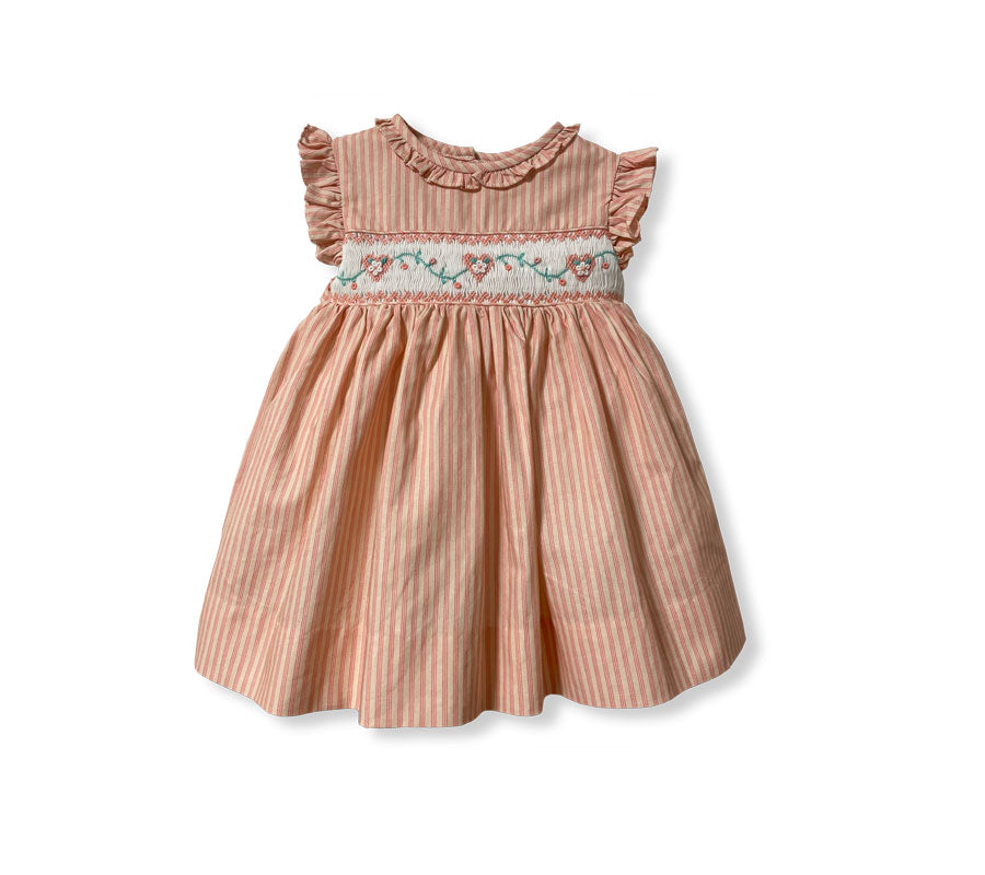 Esme Hand Smocked Babydoll Dress