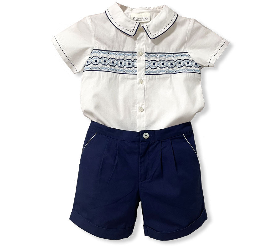 Laurent Smocked 2-piece Set