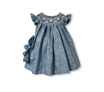 Little Mimi Smocked Bishop Dress