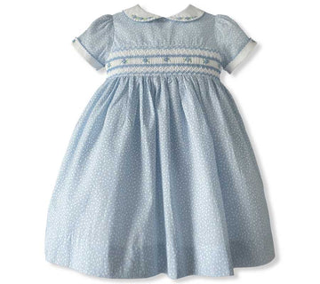 Bettany Bleu Smocked Dress