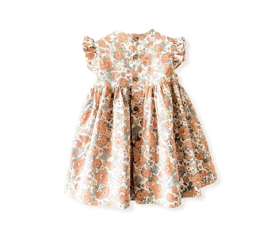 Bonnie May Smocked Babydoll Dress