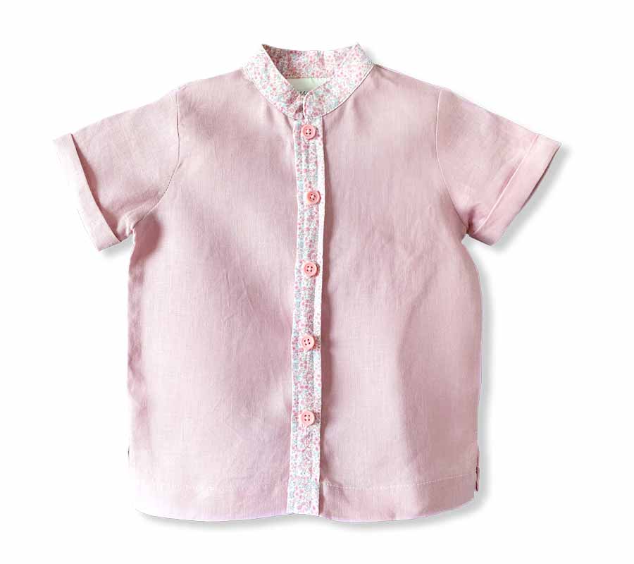 Canaan Pink Linen Shirt