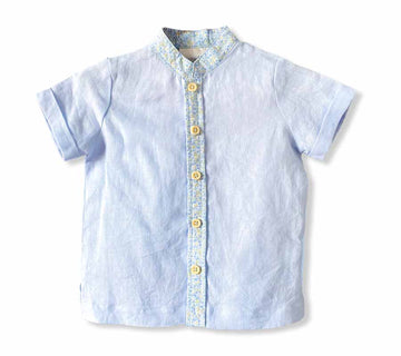 Canaan Sky Linen Shirt