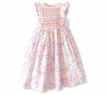 Charlotte Floral Smocked Dress