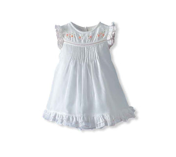 Elsie Embroidered Babydoll Dress