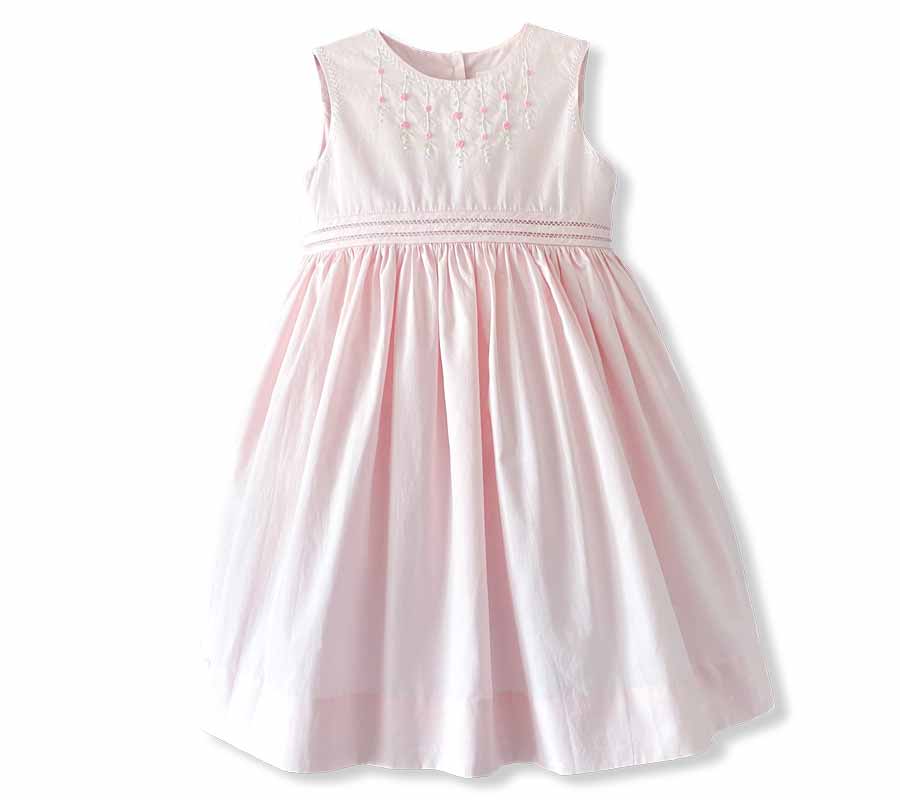 Juliette Pink Embroidered Dress