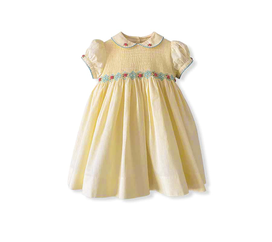 Little Emily Smocked Babydoll Dress