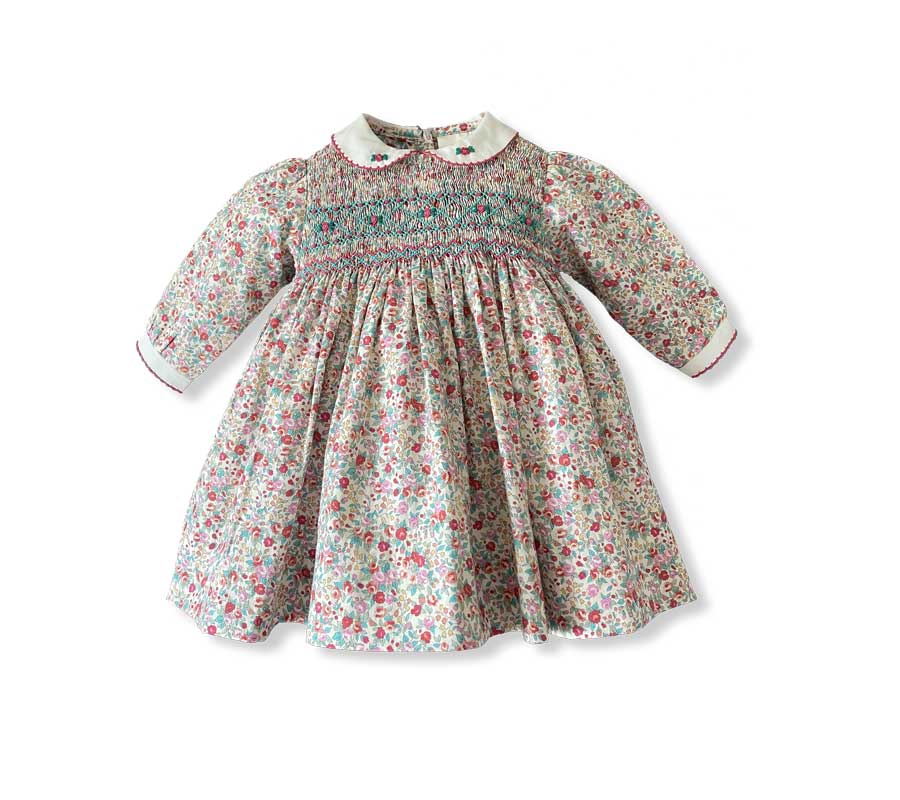 Margie Smocked Babydoll Dress