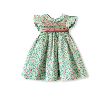 Nat Smocked Babydoll Dress