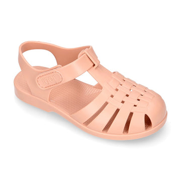Classic Jelly Beach Shoes in Nude