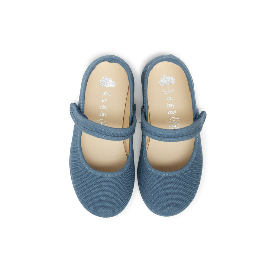 Mary Janes in Denim Blue