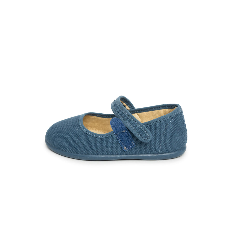 Mary Janes in Denim Blue