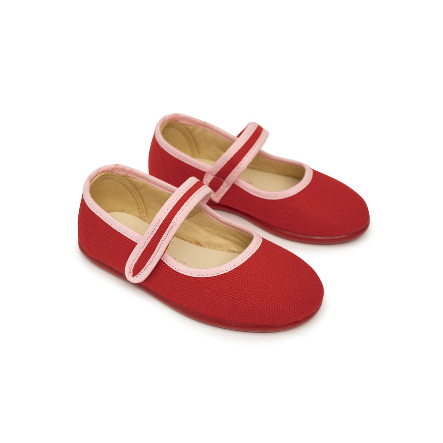 Mary Janes in Cherry Red